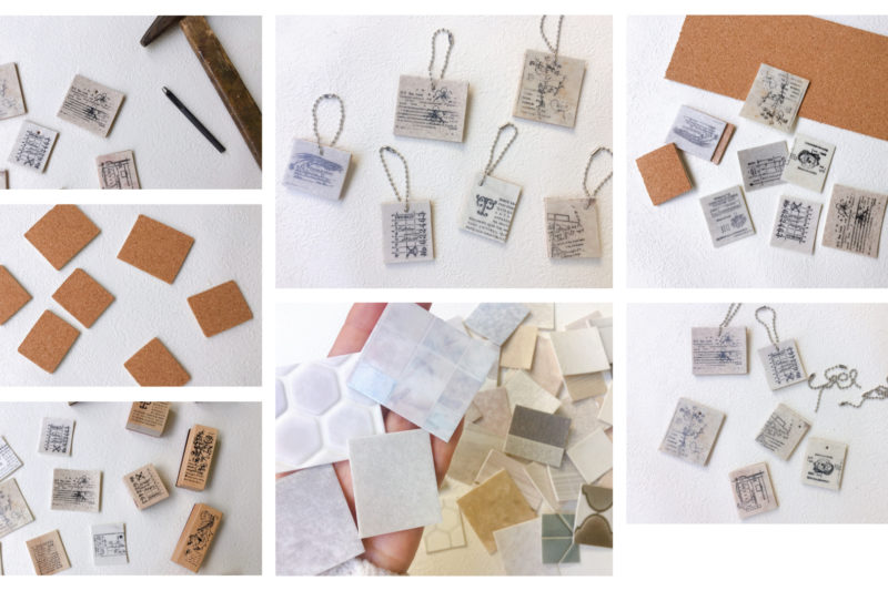 小さなクッションフロアが主役のサスティナブルキーホルダー