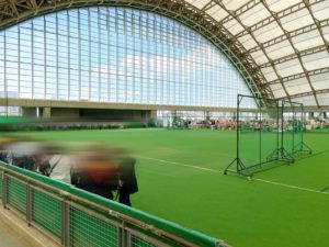 岡山ドームで開催されたハンドメイドイベントの会場風景